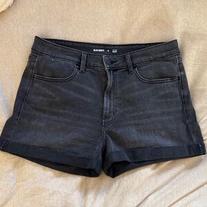 Old Navy Women's Black Denim Shorts